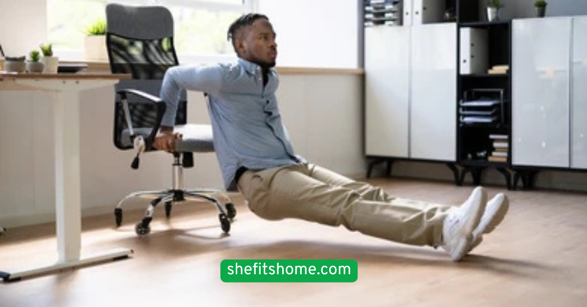 Triceps Dips (Using Chair)